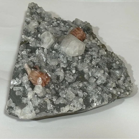 Apophyllite and stilbite Crystal self standing - Picture 10 of 12